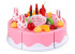 Webby DIY Pretend Play Birthday Cutting Cake (Multicolour) -75 Pcs